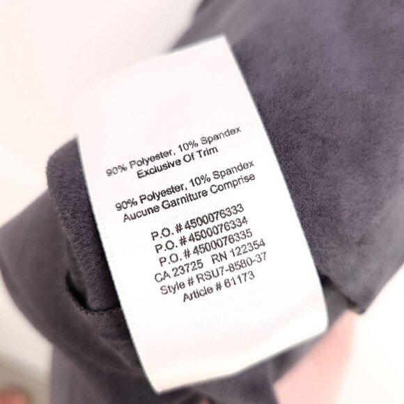 Wilfred Free Cami Slip Dress Vivienne Gray Mini Faux Suede Size XS - Picture 10 of 13